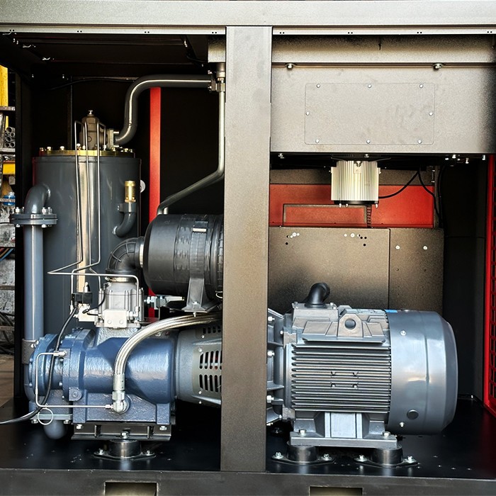 Low pressure screw air compressor factory